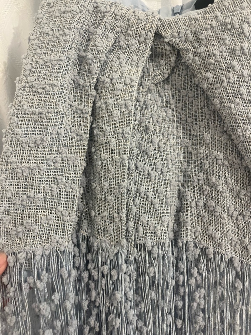 Jacquemus Blue Fringe Midi Skirt Great Condition - Picture 4 of 8